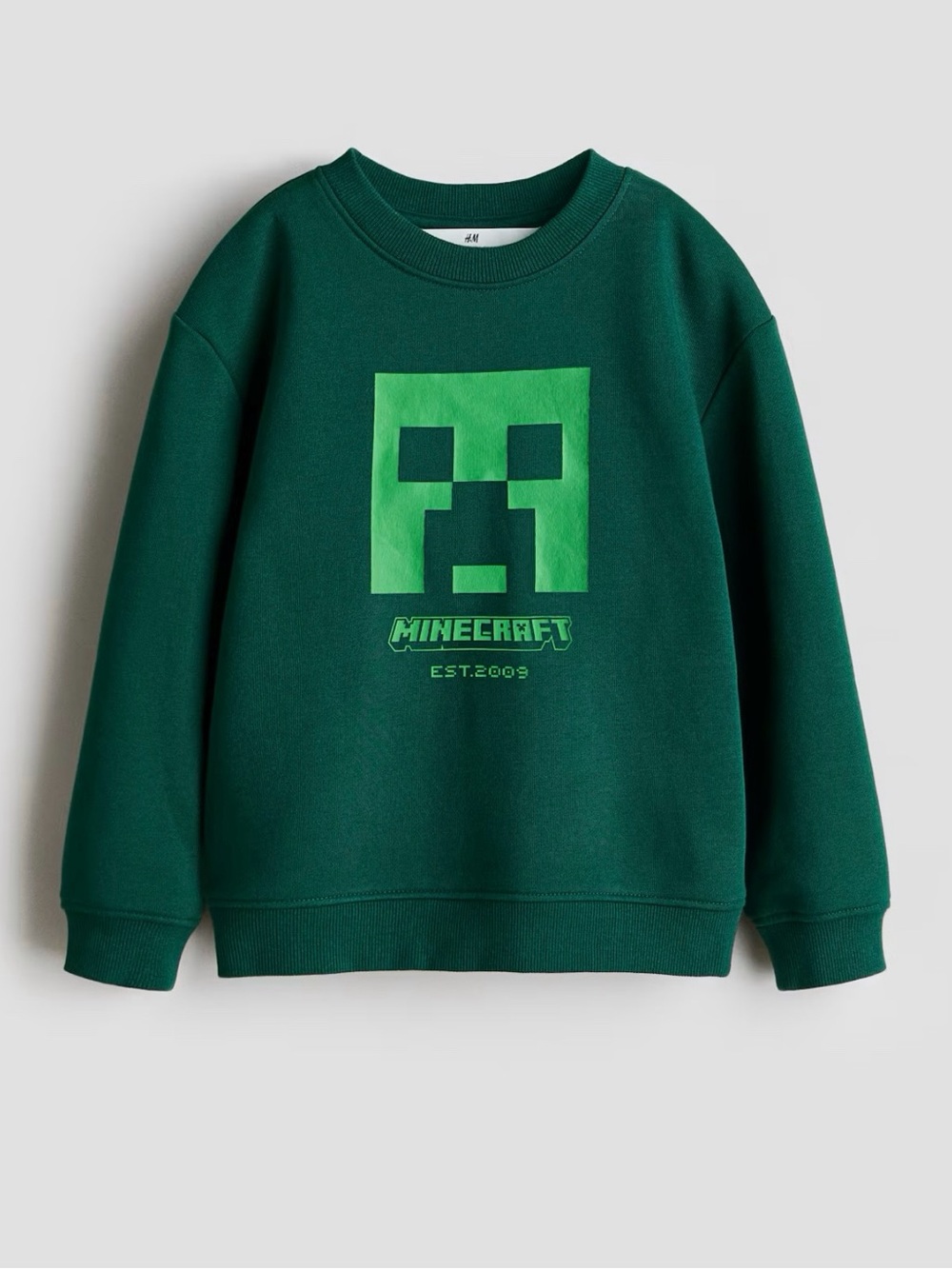 H&M Minecraft Crewneck Sweatshirt Kids size 6-8